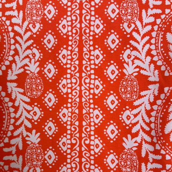 Lilly Pulitzer Coral and White Dress - Picture 5 of 8